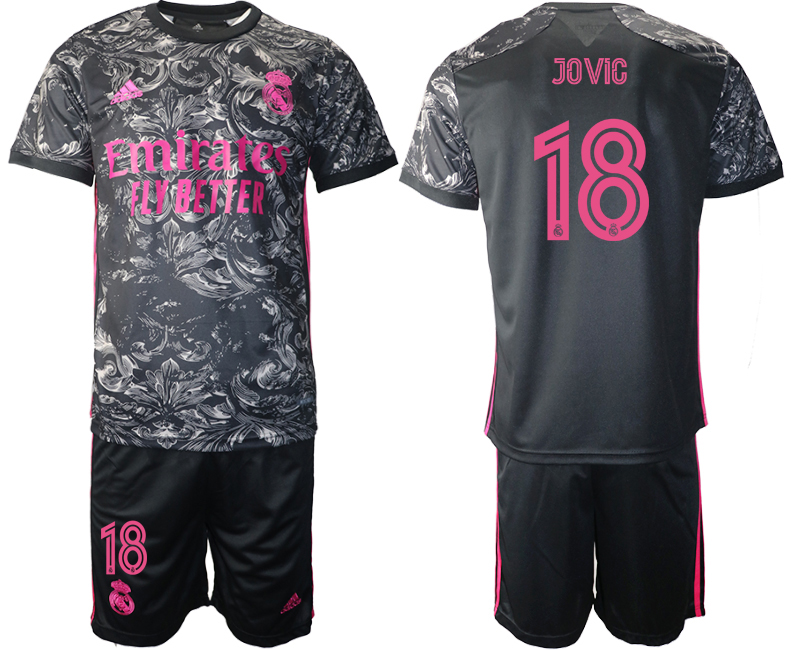 2021 Men Real Madrid away #18 soccer jerseys